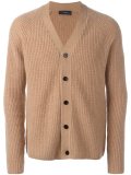 ribbed button down cardigan