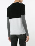 colour block jumper 