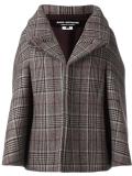 checked boxy jacket