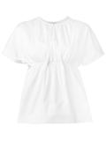 gathered waist T-shirt
