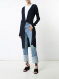 long ribbed cardigan 