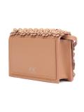 flower embellished crossbody bag