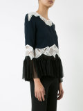 lace inserts blouse 