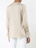 gathered cuffs blouse