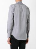 band collar shirt