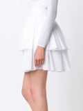 perforated layered skirt