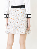 daisy print mini skirt