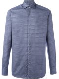 floral diamond pattern shirt