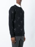 fox print sweatshirt 