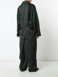 drawstring oversized coat 