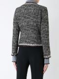 patterned tweed jacket 