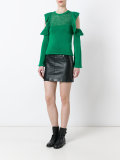 open knit detail jumper