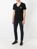 V-neck T-shirt with logo