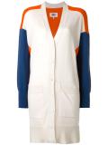 elongated buttoned cardigan