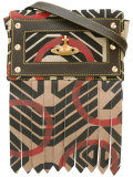 geometric print crossbody bag