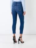 high waist cropped jeans