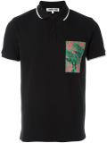 logo print polo shirt