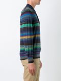 striped longsleeved polo shirt