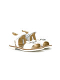 heart logo charm sandals