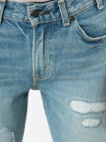 distressed high-rise jeans