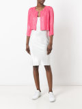 cropped sequin cardigan