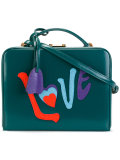 LOVE appliqué shoulder bag 
