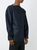 denim sweatshirt