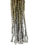 beaded ombré tassel earrings