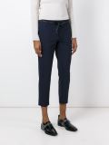 belted cropped trousers