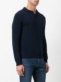 longsleeved polo shirt