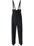 suspender cropped trousers