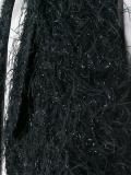 glitter effect midi gilet