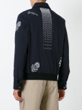 arrow stitch zip jacket
