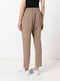 tapered stretch-waist trousers