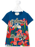 floral print T-shirt 