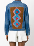 back patch denim jacket 