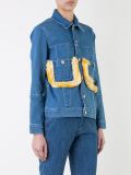 fringed pocket denim jacket