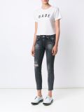 Babe print cropped T-shirt