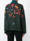 'butterflies' embroidered jacket