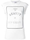 'simplicity' print T-shirt