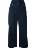 cropped wide leg trousers