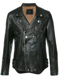 fitted biker jacket