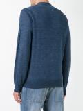 V-neck buttoned cardigan