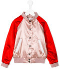 buttoned bomber jacket 