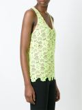 sleeveless lace top