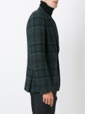 格纹西装夹克