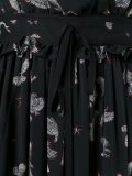 'birds' print long dress