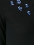 floral embellishment cardigan