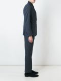 细条纹经典西装套装