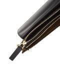 double compartment shoulder bag